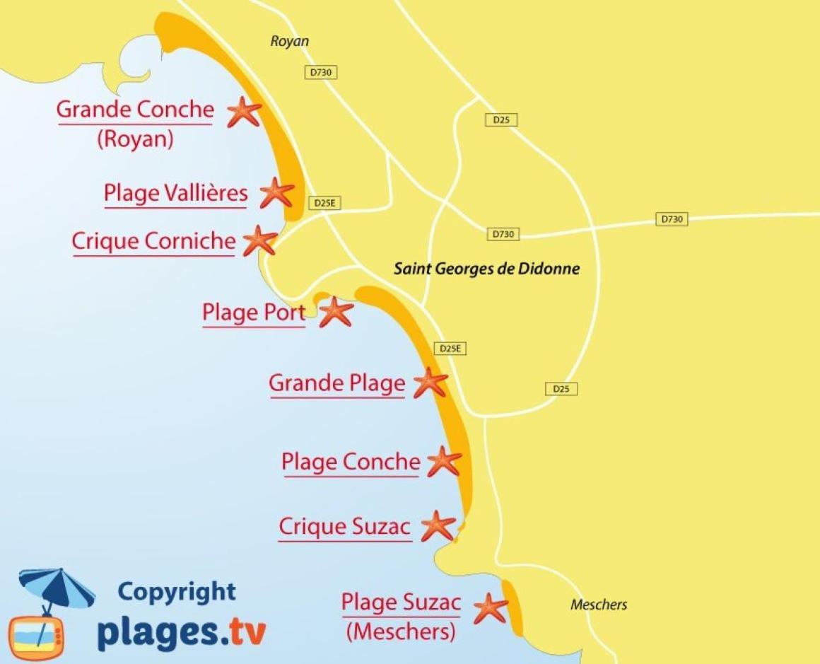 A 2 Pas De La Plage De La Vallieres 생죠지드디돈느 외부 사진